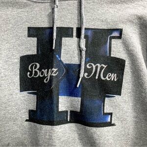 Boyz II Men Grey Pullover Hoodie Sweatshirt Size S